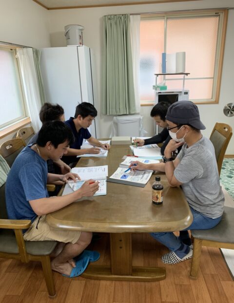 江戸川区会社にて第二種電気工事士勉強会。